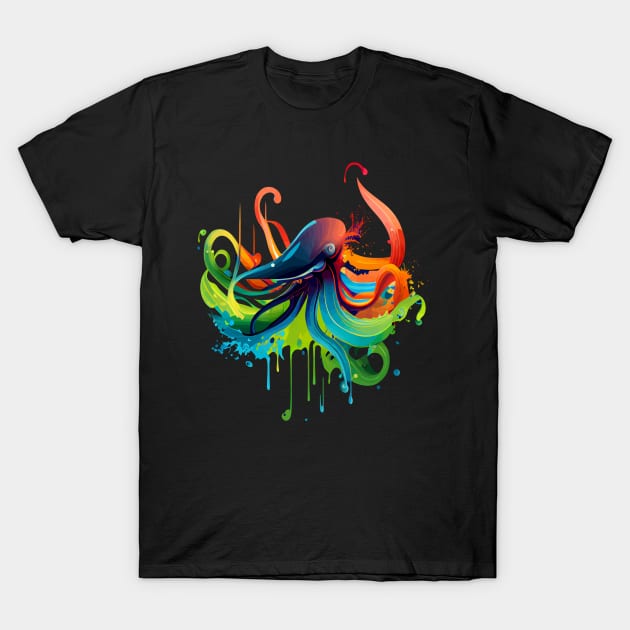 Squid T-Shirt by JH Mart